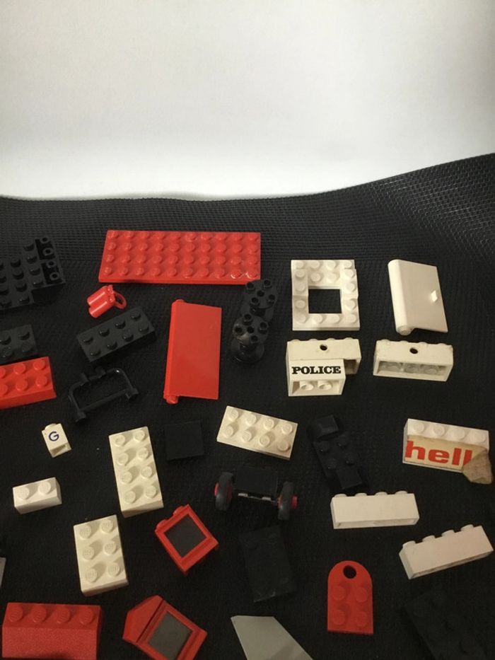 Lego vintage petit lot pièces briques de rechange vrac en l’état à nettoyer - photo numéro 3