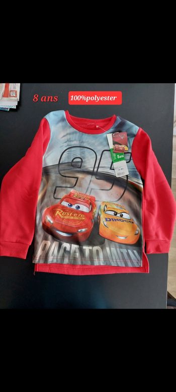 Pull Cars garçon 8ans