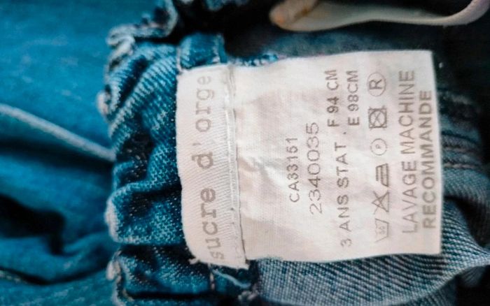 (e) jupe culotte en Jean Sucre d'orge - photo numéro 2