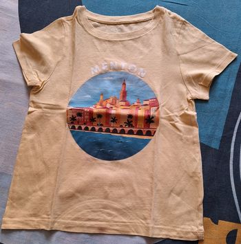 Tee-shirt manches courtes "Menton" Kiabi 6 ans