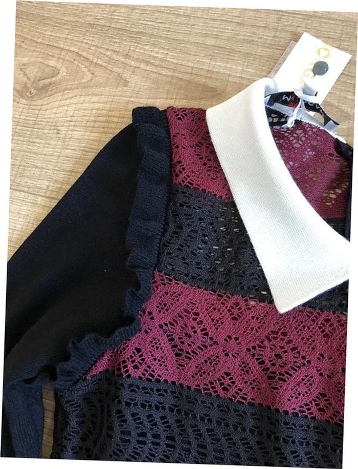 Robe tricot neuve à manches longues Morgan taille XS (taille petit) - photo numéro 4