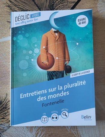 Entretiens sur la pluralité des mondes Bernard de Fontenelle