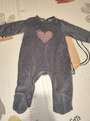 Pyjama en velours 12 mois
