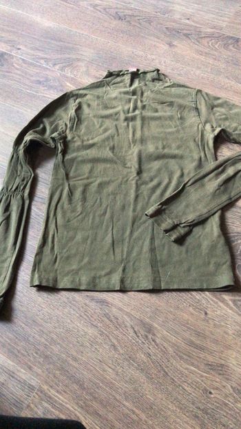 Tee-shirt à manches longues kaki