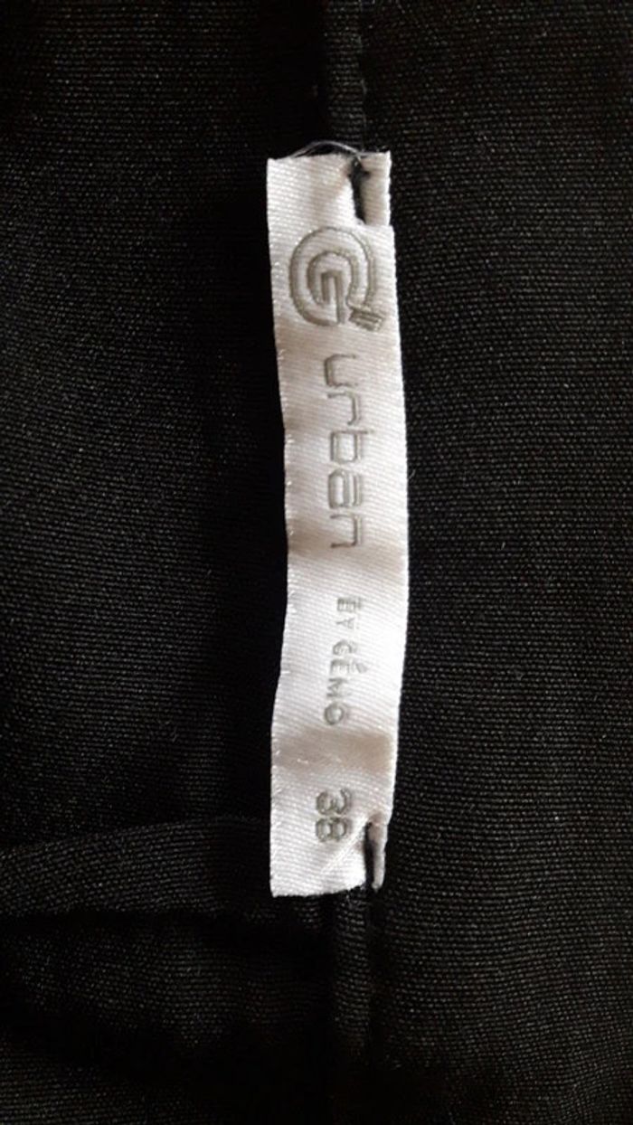 jupe noire taille 38 gemo - photo numéro 2