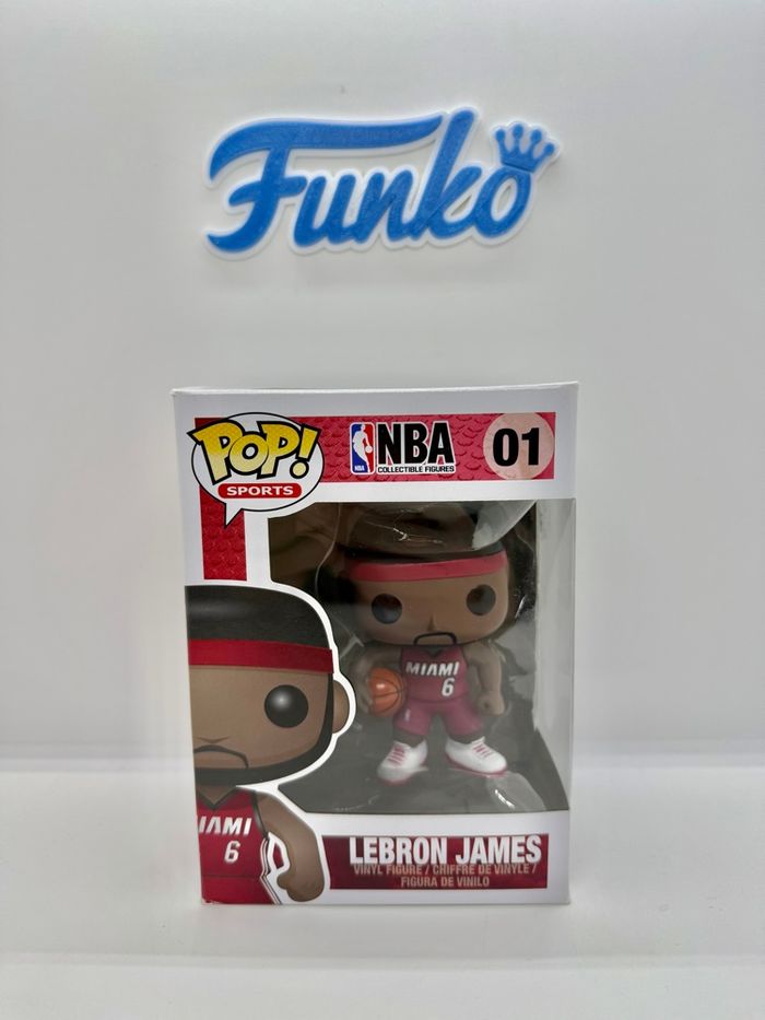 Funko Pop NBA Miami Heat Lebron James 01 - photo numéro 2
