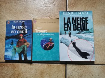 La neige en deuil, Henri Troyat, lot de 3 livres