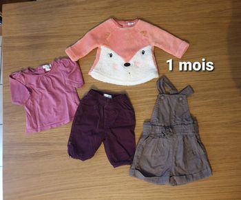 Lot 1 mois fille