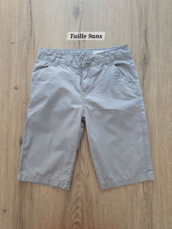 Bermuda gris - Taille 9ans - Vertbaudet