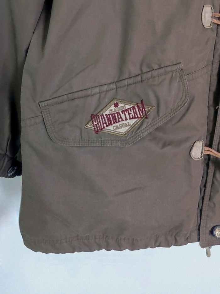 Duffle-coat marron capuche amovible vintage / Goanna American Flavor - 40/L à 42/XL - photo numéro 14