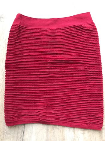Jupe bordeaux extensible