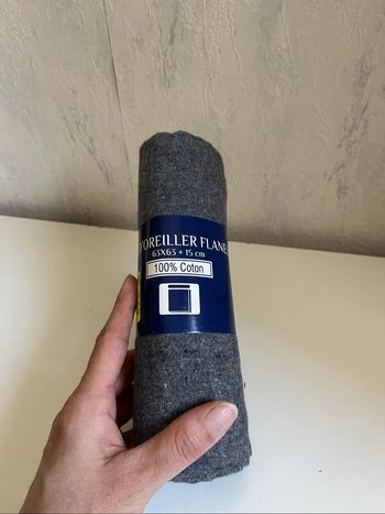 Taie d oreiller Flanelle Neuf