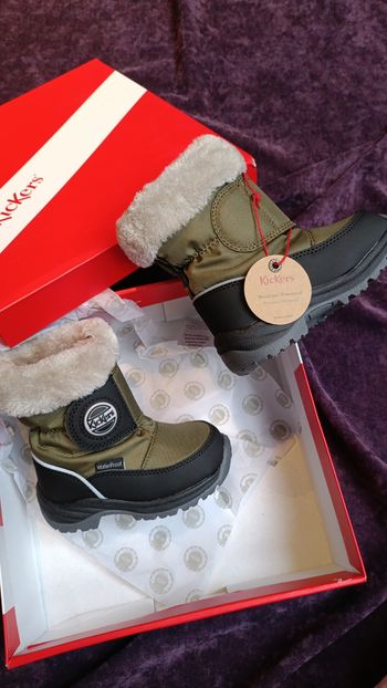 botte de neige waterproof garçon kickers T21