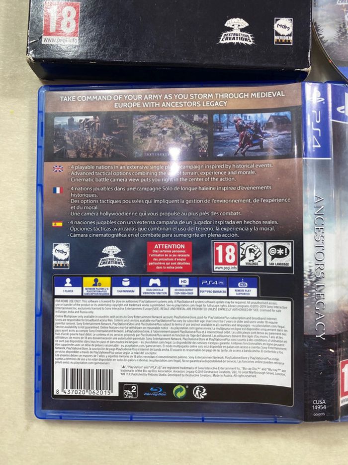 Ancestors Legacy – Conqueror’s Edition PS4  Très bon état - photo numéro 3