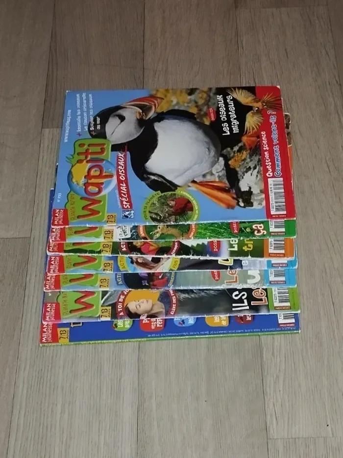 Lot de 7 magazines Wapiti année 2008 L024 - photo numéro 3