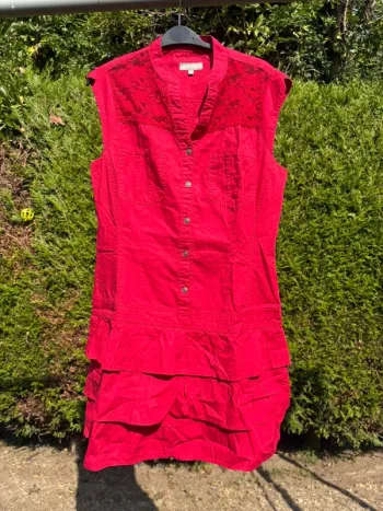 Robe rouge légère – Marque In Extenso