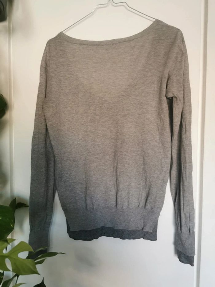 Pull t-shirt gris comptoir des cotonniers - photo numéro 2