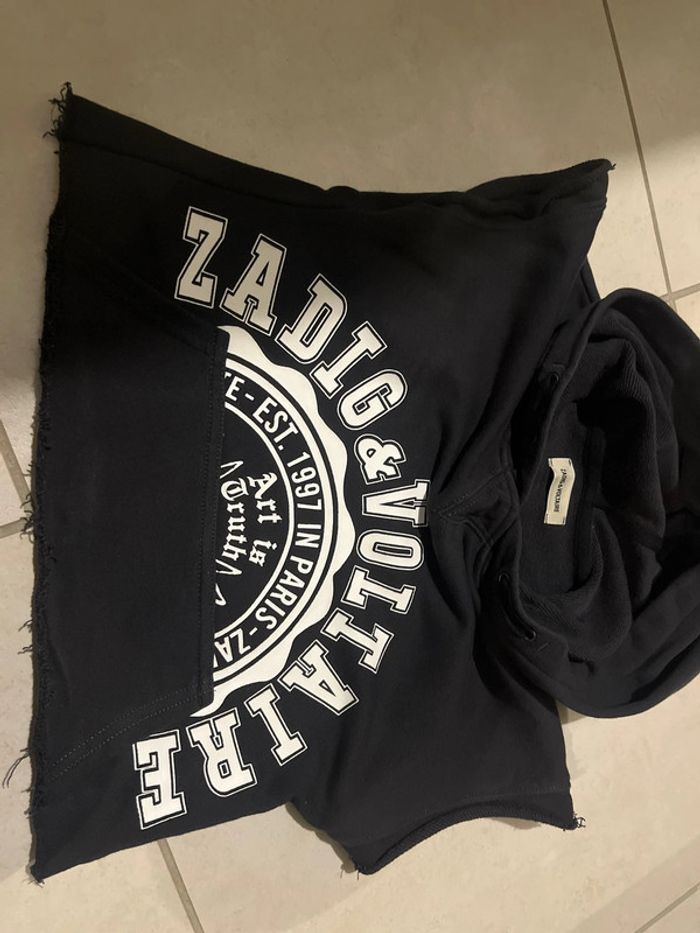 Taille 6 ans - haut ZADIG et voltaire noir et blanc - photo numéro 4