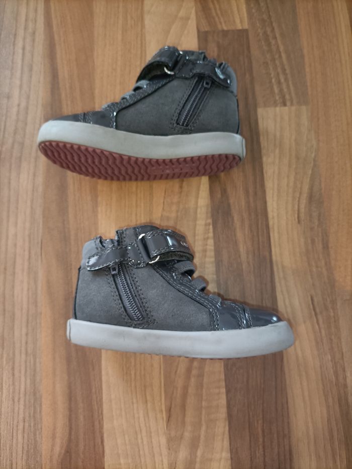 Jolies bottines grises à strass Geox 21 - photo numéro 4