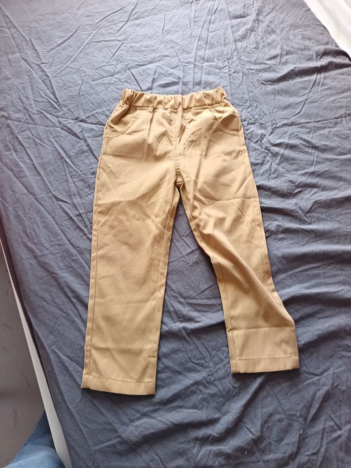 Pantalon beige cintré