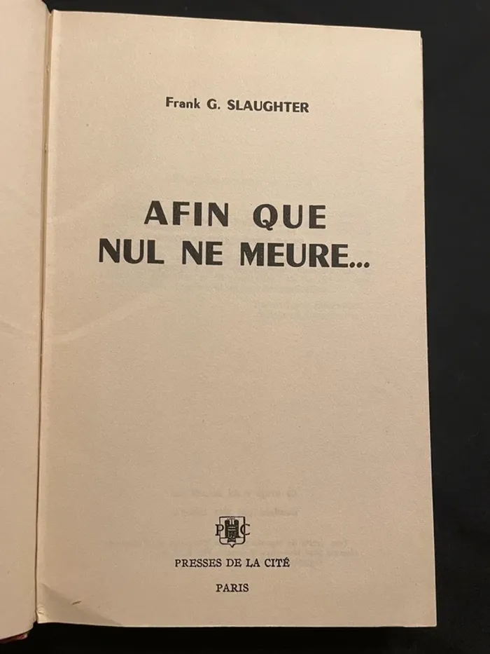 Afin que Nul ne Meure - photo numéro 2