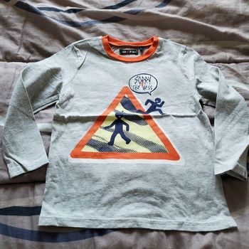 t-shirt Mlongue sorry the mess de ikks 3ans  (8e)