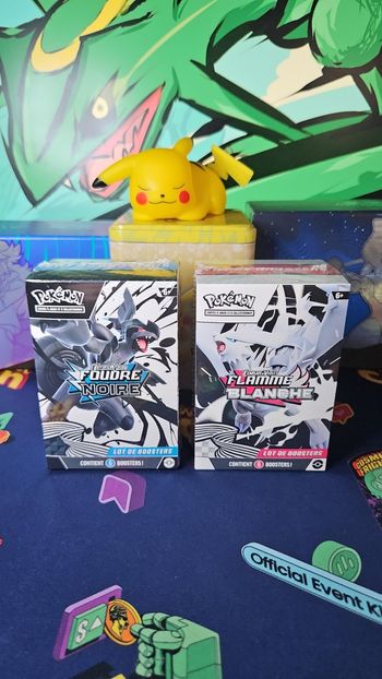 Pokémon Lot De 2 Bundle Foudre Noire & Flamme Blanche Ev10.5 - Scellé FR