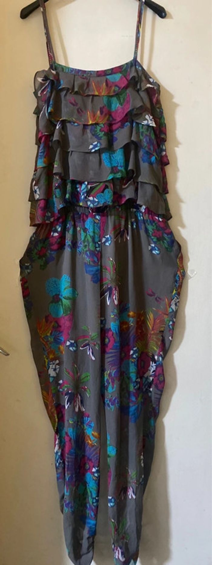 Magnifique combinaison élégant prosper soie florale 2 - photo numéro 3