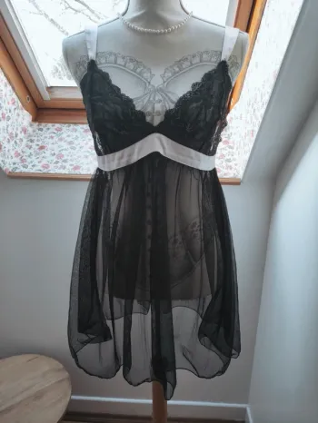👄 Babydoll sexy tulle et dentelle vintage 🍭
