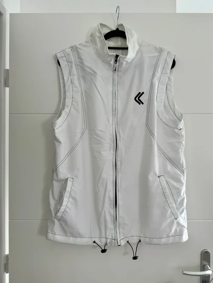 Ensemble jogging survêtement blanc homme man hombre pantalon bermuda - photo numéro 3
