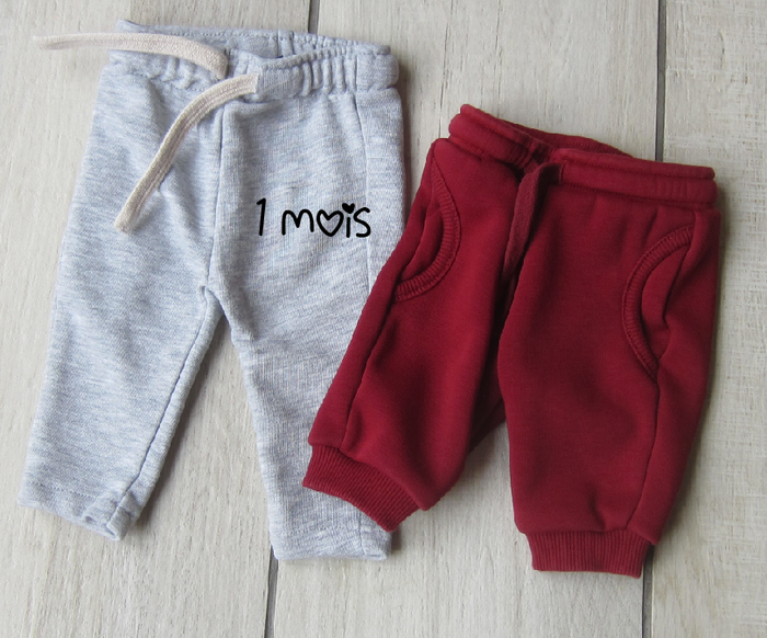 Lot de pantalons/jogging 1 mois