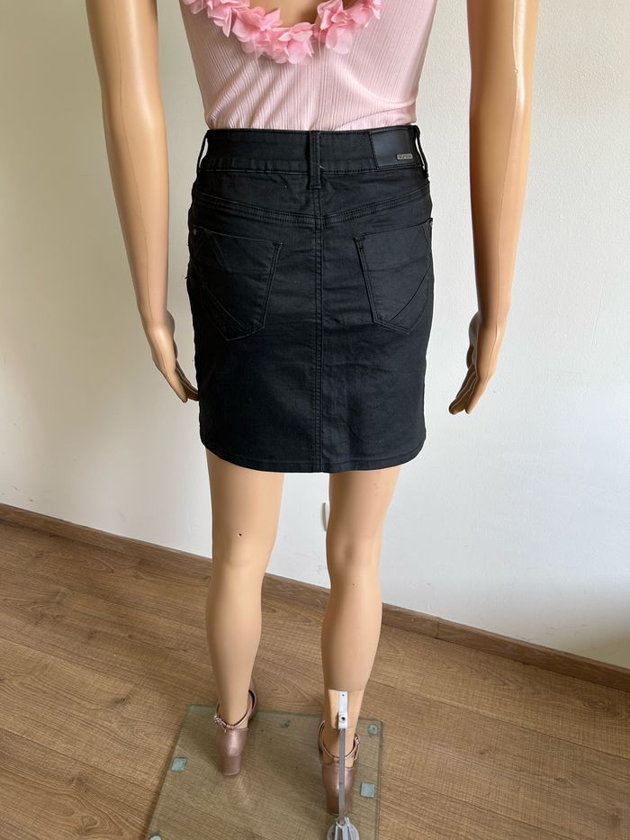 Jupe noire avec zips Morgan taille 36 TBE - photo numéro 5