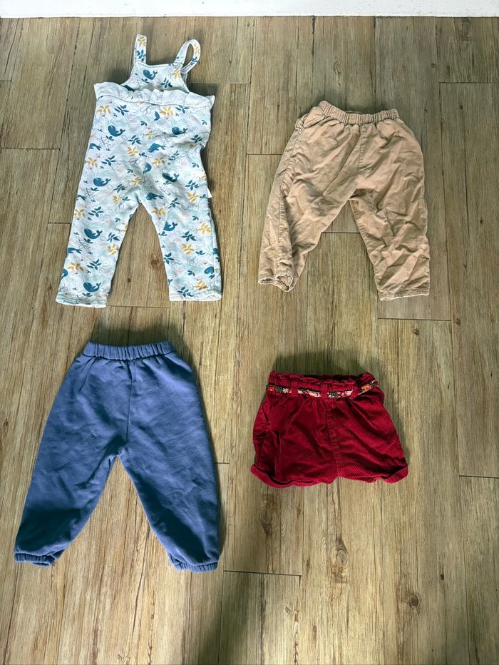 Lot 2 pantalons + 1 short + 1 salopette - photo numéro 4