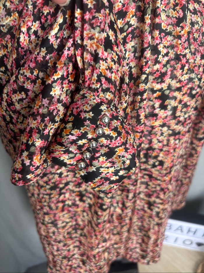 Blouse fluide imprimer h&m- taille xs - parfait état - photo numéro 4