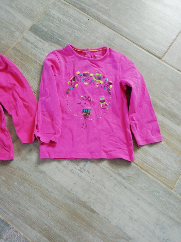 2 Hauts manches longues 23 mois fille - photo numéro 5