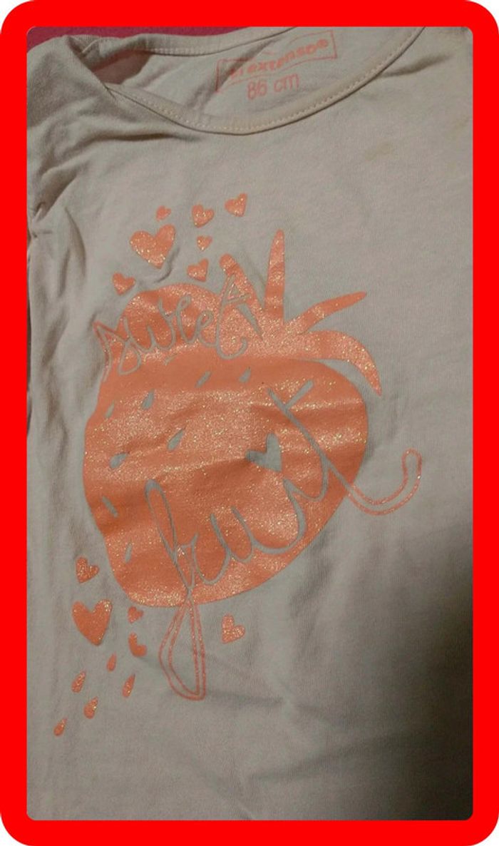 Tee-shirt taille 18 mois marque in extenso en très bon état - photo numéro 2