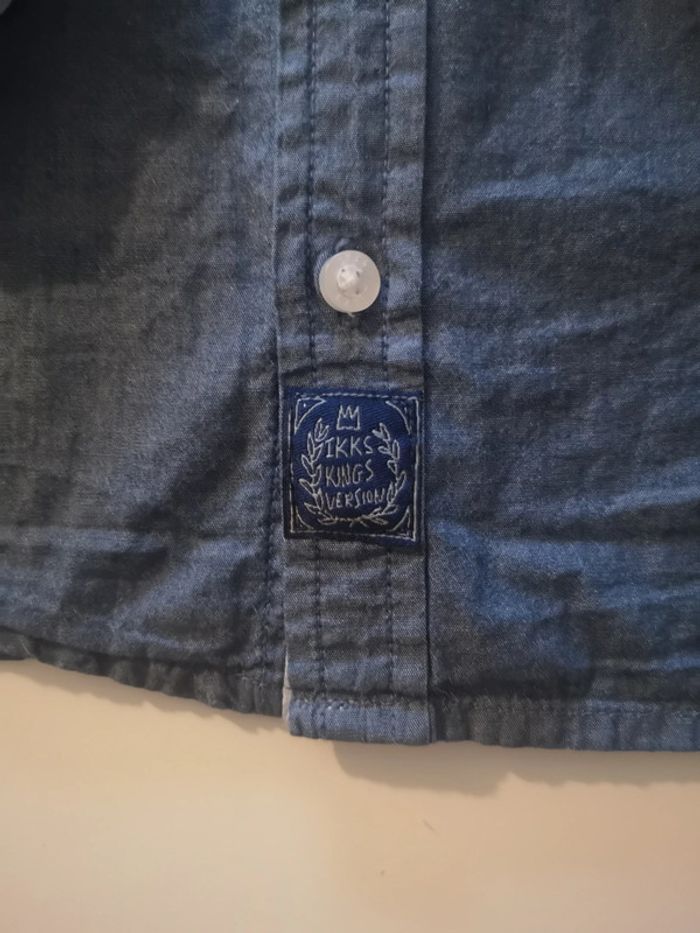 Chemise ikks effet jean - photo numéro 2