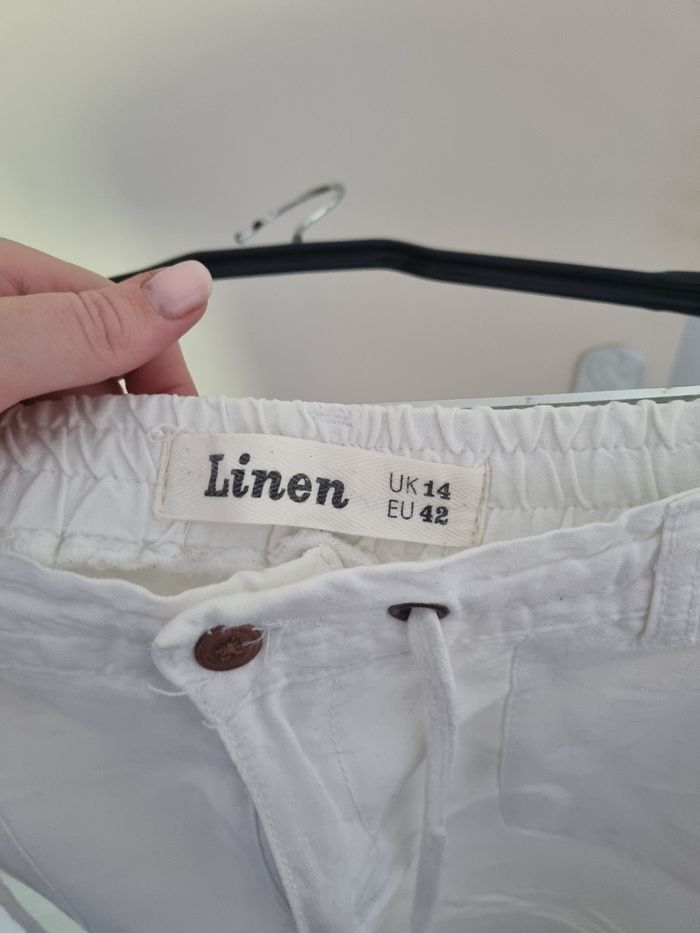 Pantalon blanc lin - photo numéro 6