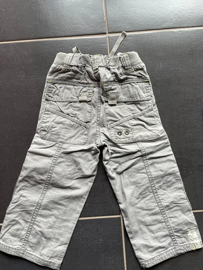 Lot 4 pantalons gris kaki beige bleu - photo numéro 8