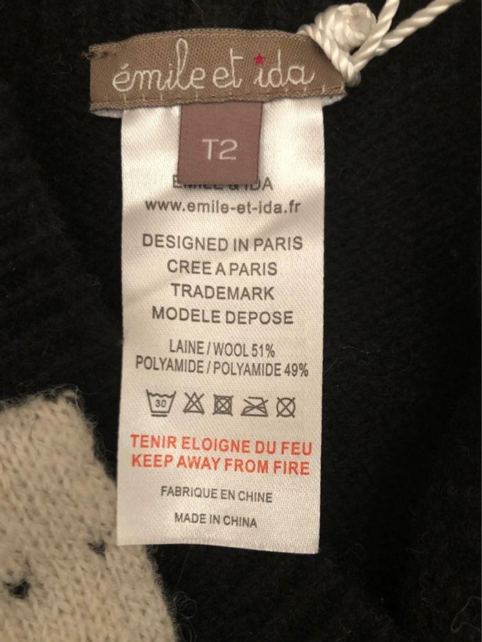 Bonnet en laine T-2 Émile et Ida T-6/12 mois - photo numéro 4