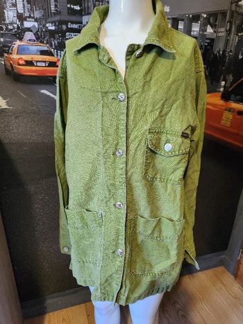 Veste en lin kaki taille 38 (Al) Ici et Maintenant