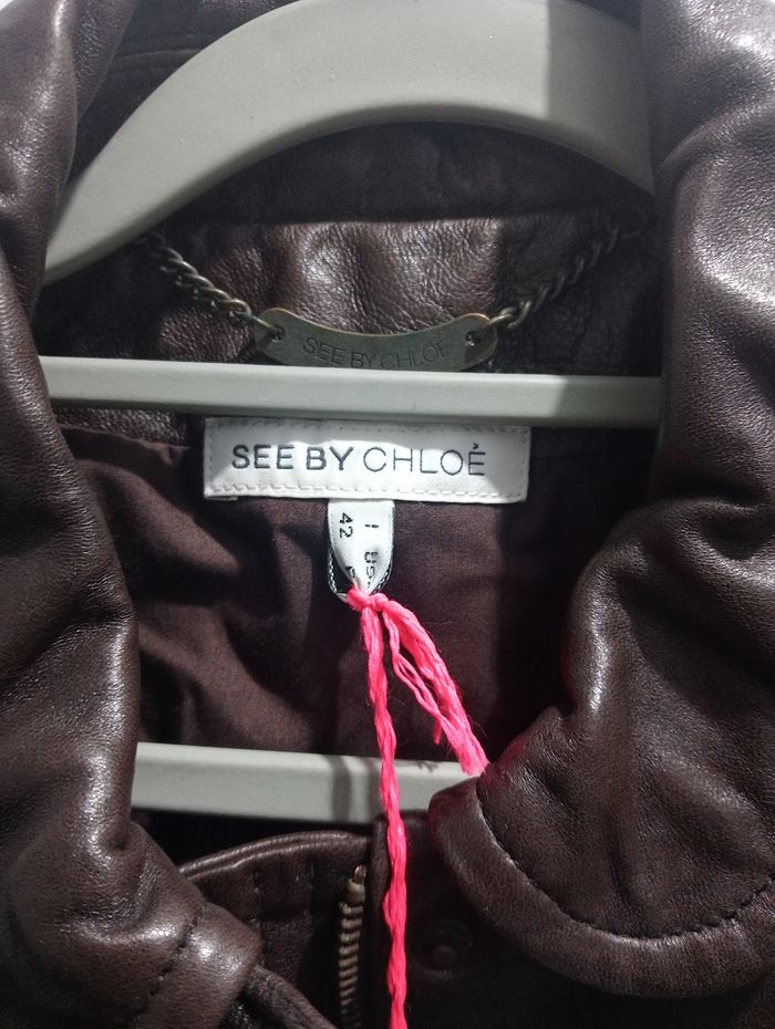 Veste en cuir Chloé - photo numéro 2
