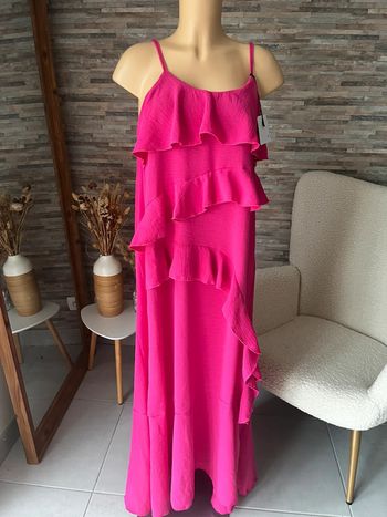 Robe style bohème rose