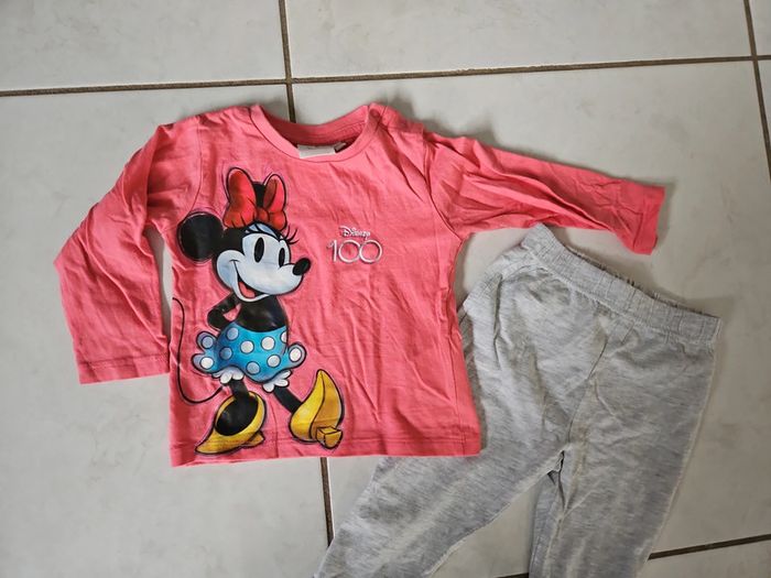 Pyjama bébé fille 2 pièces Minnie 9 mois BBF2 - photo numéro 3