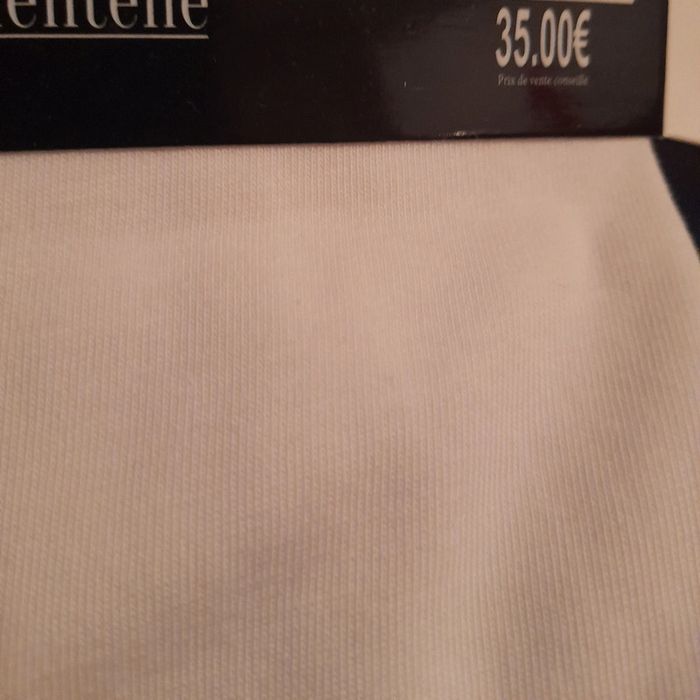 Lot 2 t-shirts en coton avec col dentelle taille M/L - photo numéro 4