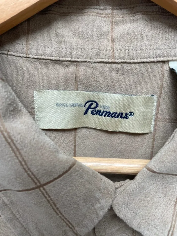 Penmans Vintage shirt brown Mens XXL - photo numéro 5