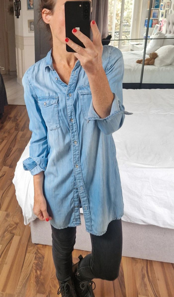 Chemise Jean H&M T.34