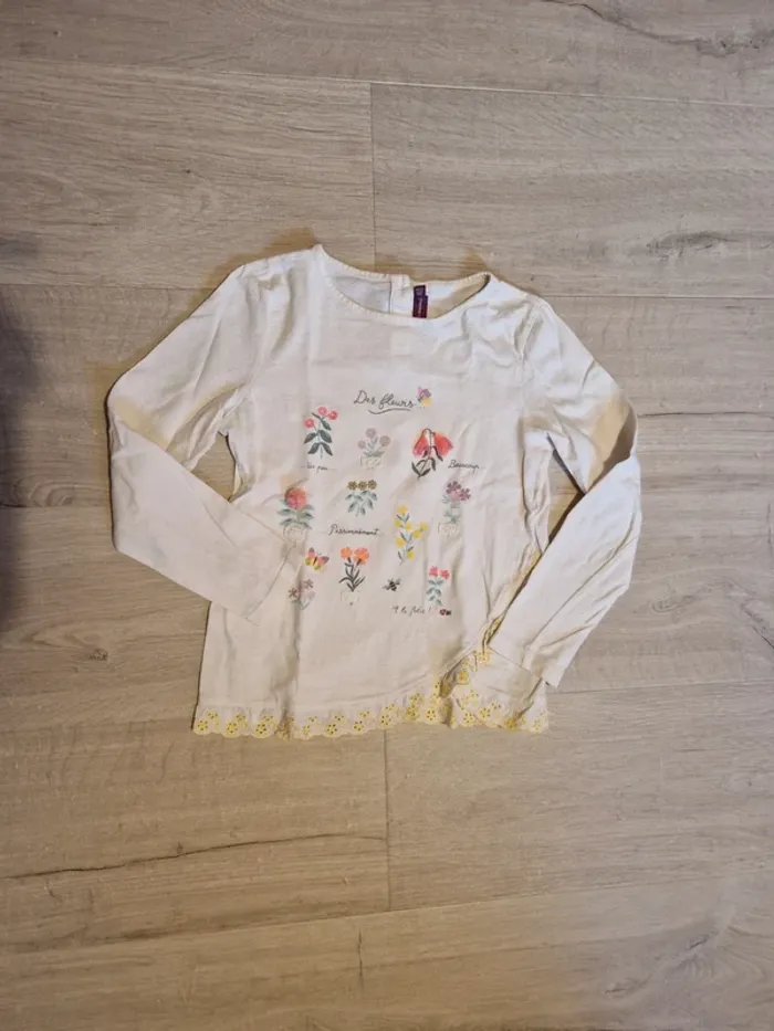 T shirt manches longues fille