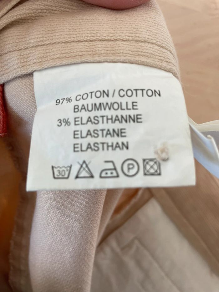 Pantalon beige cyrillus - photo numéro 4