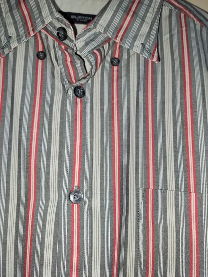 Chemise homme rayée Burton jamais portée XL 43/44 - photo numéro 3